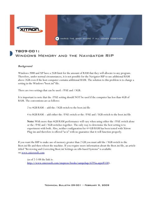 Xitron TB09-001-Windows Memory and the Navigator RIP.pdf