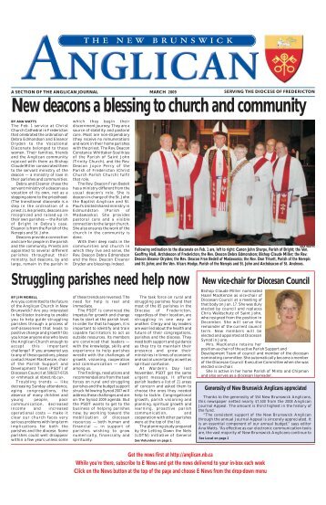 New deacons a blessing to church and community - Anglican ...