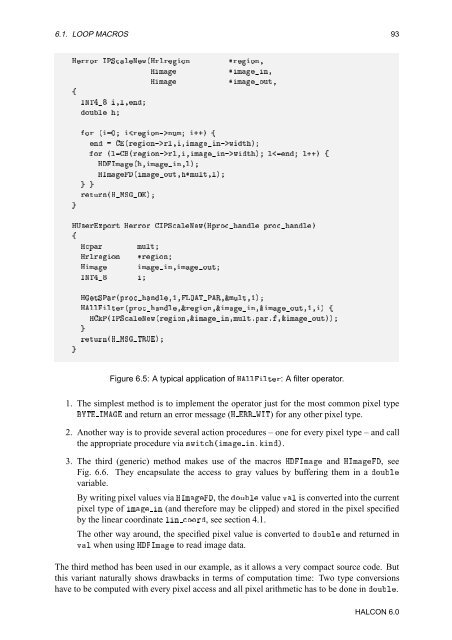 HALCON Extension Package Programmer's Manual