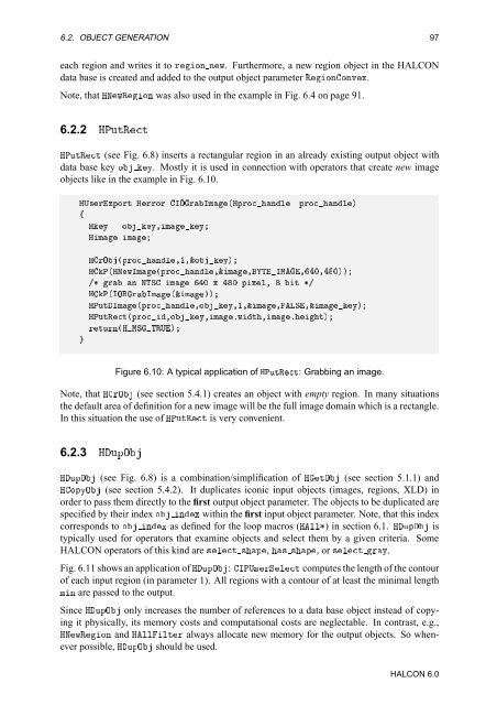 HALCON Extension Package Programmer's Manual