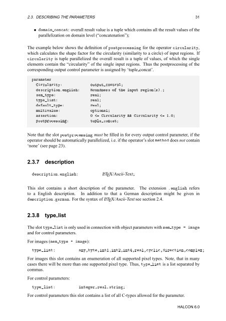 HALCON Extension Package Programmer's Manual