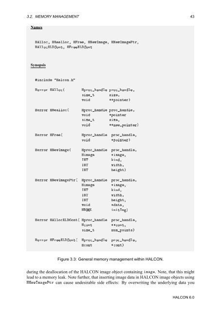 HALCON Extension Package Programmer's Manual