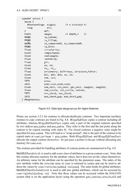 HALCON Extension Package Programmer's Manual