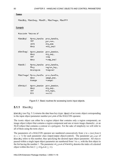 HALCON Extension Package Programmer's Manual