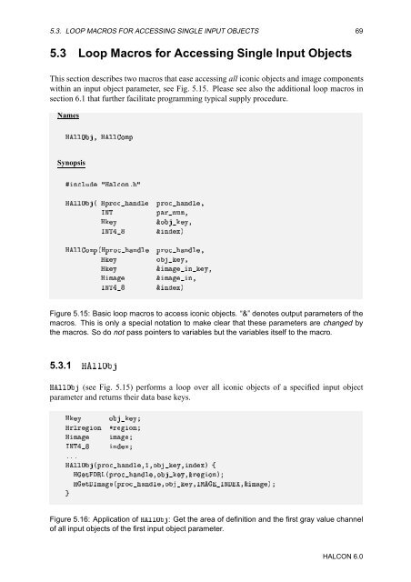 HALCON Extension Package Programmer's Manual