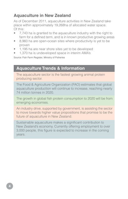 AQU 8016 Facts#5 - Aquaculture New Zealand