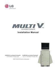 Installation Manual - LG HVAC VRF Systems