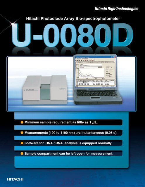 U-0080D - Hitachi High Technologies America, Inc