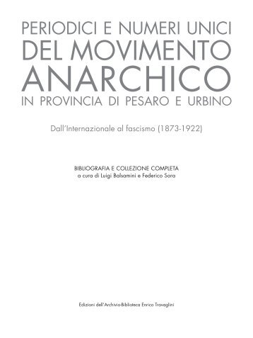 Introduzione - Archivio-Biblioteca Enrico Travaglini