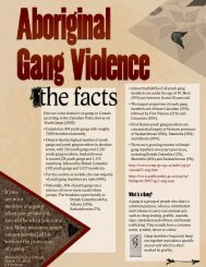 What is a Gang? - Native Women's Association of Canada Website