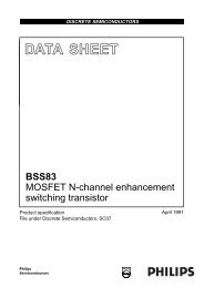 MOSFET N-channel enhancement switching transistor - BMC Page