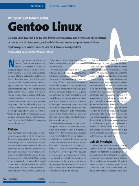 Instalando o Gentoo Linux - Linux New Media