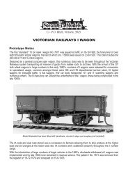 VICTORIAN RAILWAYS I WAGON - Steam Era Models