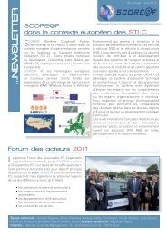 Scoref newletter Juin 2012 - Project web sites - Inria