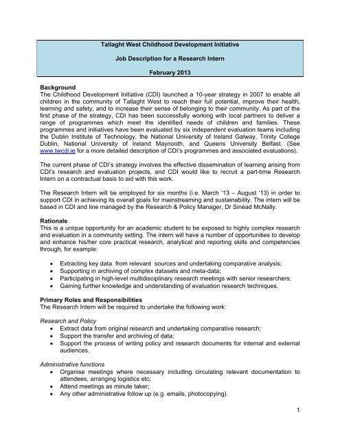 CDI Research Intern Job Description Feb 2013-1.pdf - Careers ...