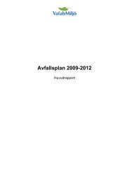 Avfallsplan 2009-2012 - VafabMiljö