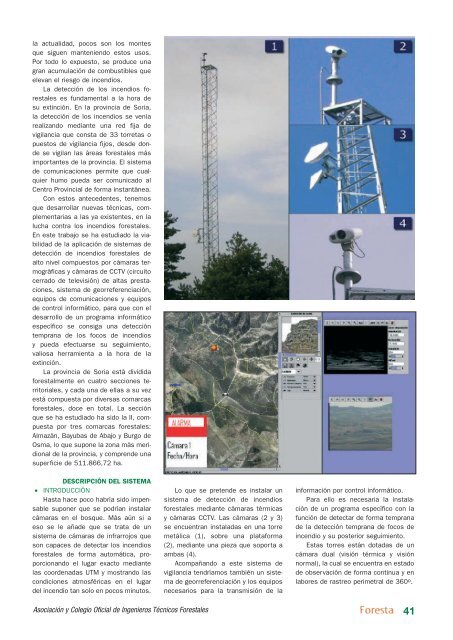 detección de incendios forestales con cámaras termográficas en Soria