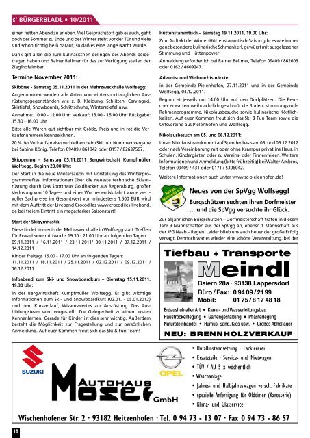 Ausgabe Oktober 2011 - Druckservice Weiss