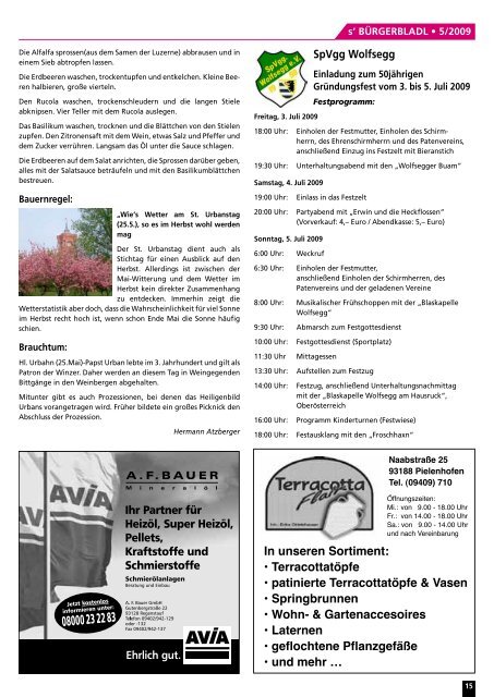 AUSGABE 05/2009 - Druckservice Weiss