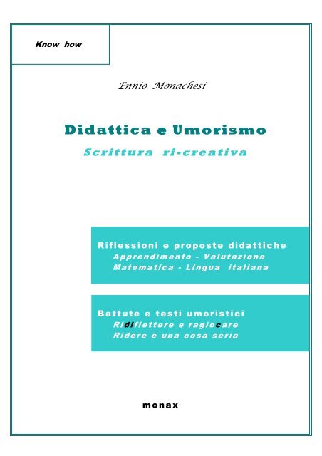 Didattica e Umorismo Scrittura ri-creativa