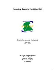 DG Report - Finance Department - Government of Sindh