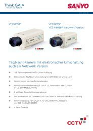 SANYO VCC-6690P oder 6695P Datenblatt