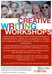 writing workshops - Roddy Phillips