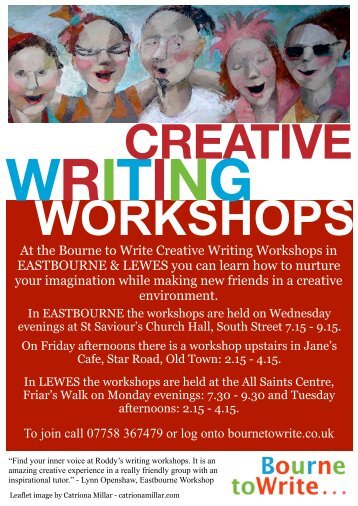 writing workshops - Roddy Phillips