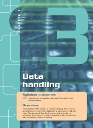 Data handling Data handling - Arthur Phillip High School