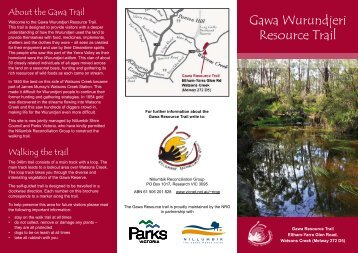 Gawa Wurundjeri Resource Trail - Nillumbik Shire Council