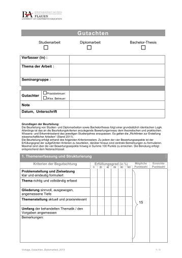 vorlage gutachten dissertation abstract vorlage gutachten dissertation abstract