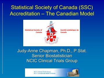 Statistical Society of Canada (SSC) Accreditation â The Canadian ...