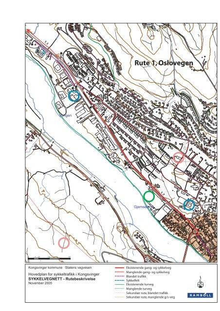 Hovedplan for sykkel i Kongsvinger by (59 Mb, pdf)