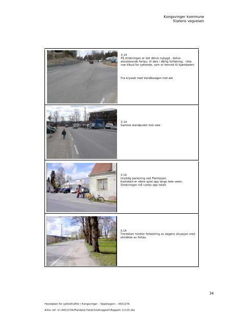 Hovedplan for sykkel i Kongsvinger by (59 Mb, pdf)