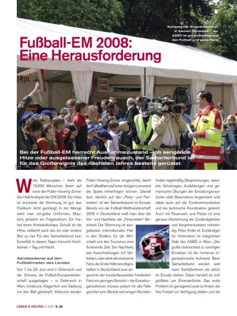 01 Cover 0307 k - Arbeiter-Samariter-Bund Österreich
