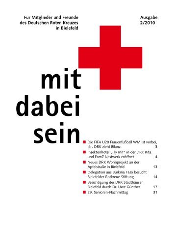 Ausgabe 2/2010 Für Mitglieder und Freunde des  - DRK Bielefeld ...