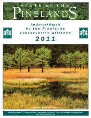 An Annual Report - Pinelands Preservation Alliance