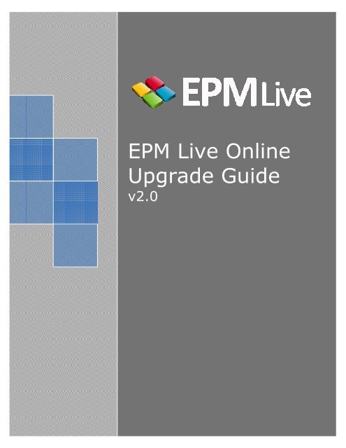 EPM Live Online Upgrade Guide