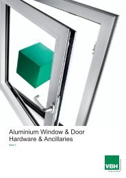 Aluminium Window & Door Hardware Issue 1 2010 ... - Vbh (Gb)