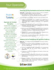 Tour Operador - CÃ¡mara Nacional de Turismo de Honduras