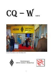 Unsere PrÃ¤sentation an der Winti MÃ¤ss 2012 1 - HB9W