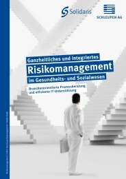 Ganzheitliches und integriertes Risikomanagement ... - Schleupen AG