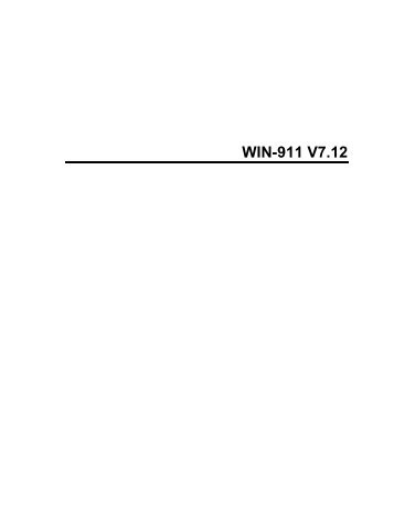 WIN-911 V7.12