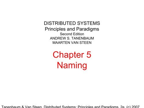 Chapter 5 Naming - docencia de la ETSIT-URJC