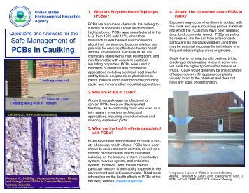 PCBs in Caulking - Commonground