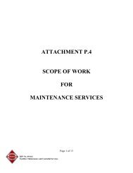 attachment p.4 scope of work for maintenance services