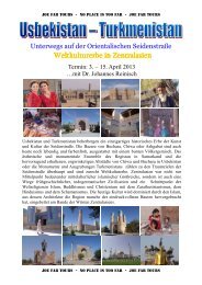 Weltkulturerbe in Zentralasien Weltkulturerbe in Zentralasien
