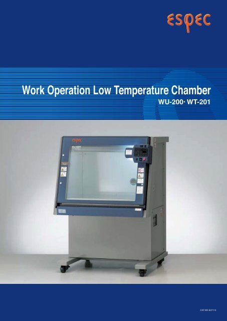 Work Operation Low Temperature Chamber - Xebex.jp