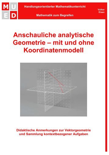 Anschauliche analytische Geometrie - MUED