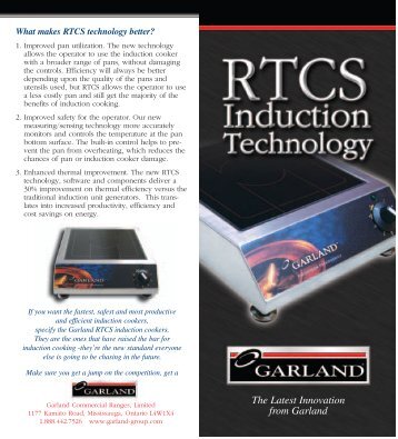 What makes RTCS technology better? - Garland